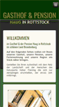 Mobile Screenshot of gasthof-haug.de