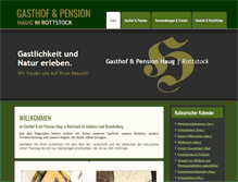 Tablet Screenshot of gasthof-haug.de